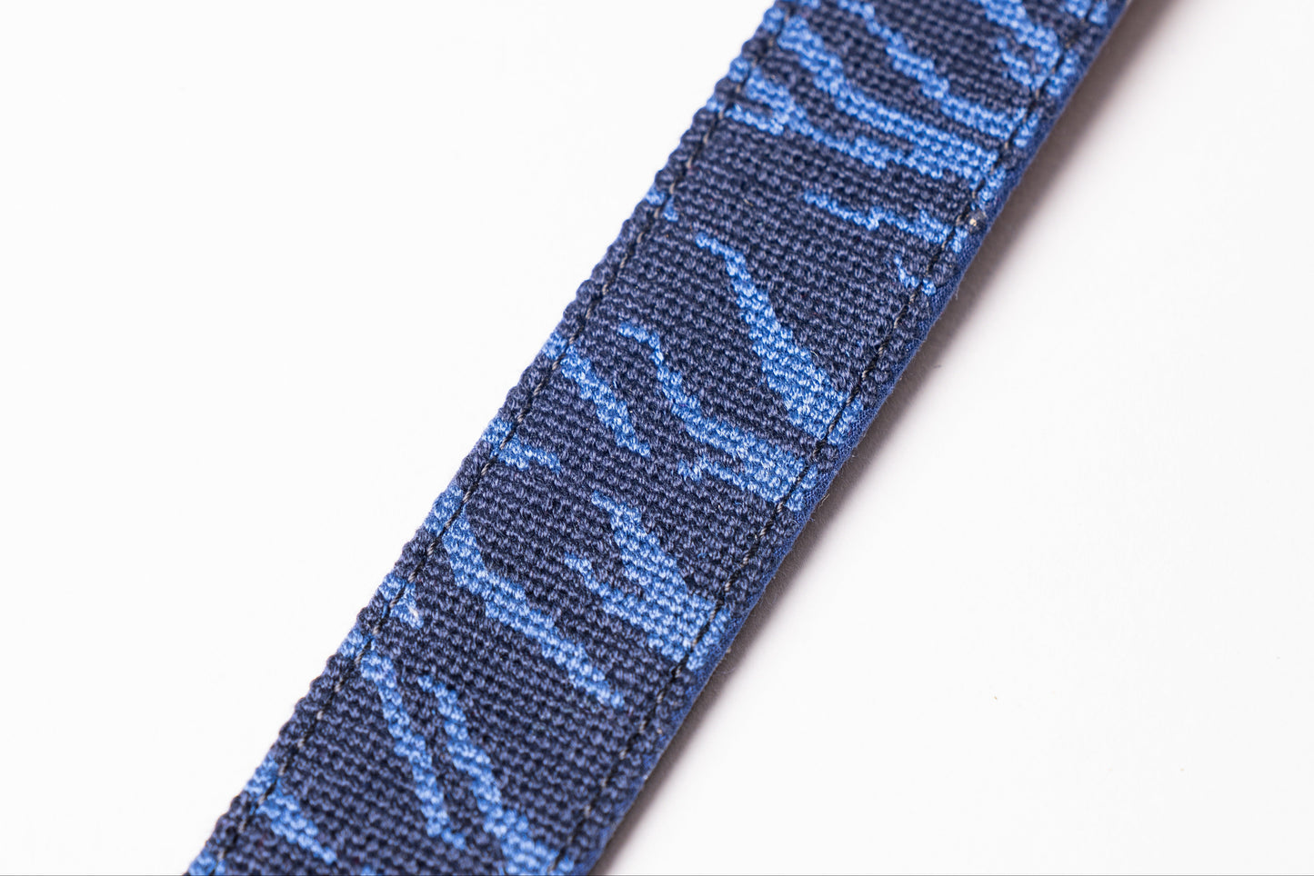 Tiger Stripe Needlepoint Belt